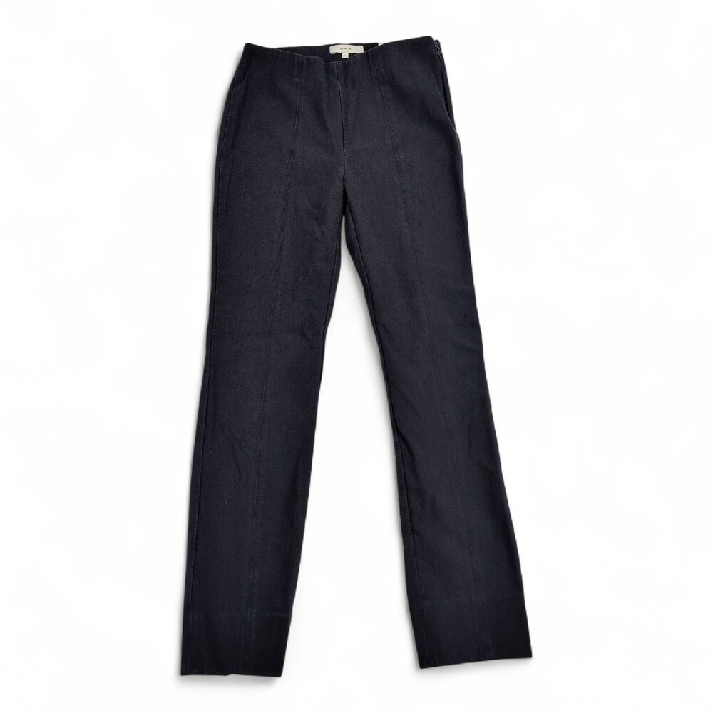Vince Straight Leg Trousers Navy Size S